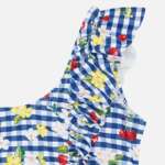 MAYORAL Dvojdielne plavky s kvetmi modré Swimwear with flowers blue 3713 | Welcomebaby.sk