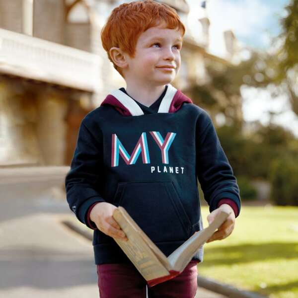Chlapčenská mikina s kapucňou a nápisom My Planet Mayoral | Welcomebaby.sk