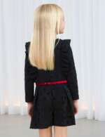 Čierne bodkované šaty s volánom Abel & Lula by Mayoral – Obrázok 7