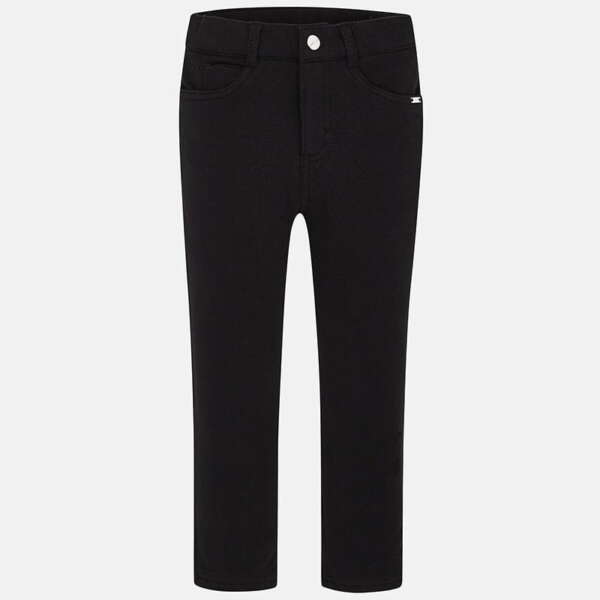 Dievčenské zateplené legínové nohavice Mayoral čierne | Welcomebaby.sk