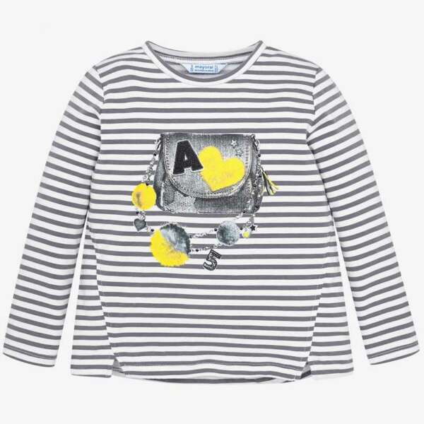 Dievčenské pásikavé tričko Mayoral | Welcomebaby.sk