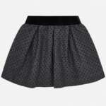 Sukňa s mini bodkami Mayoral sivá | Welcomebaby.sk