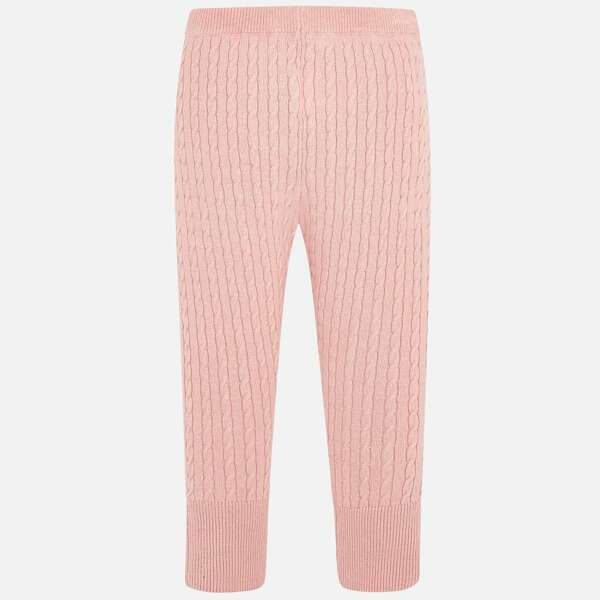 Dievčenské pletené legíny Mayoral ružové | Welcomebaby.sk