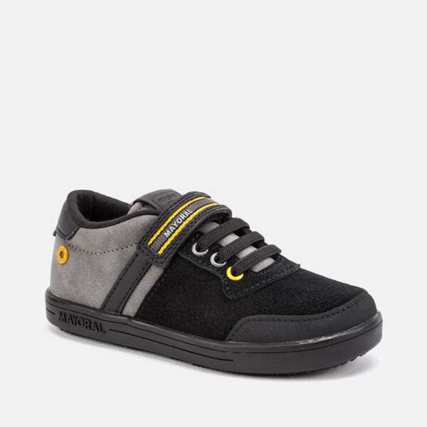 Chlapčenské kožené tenisky Mayoral čierne | Welcomebaby.sk