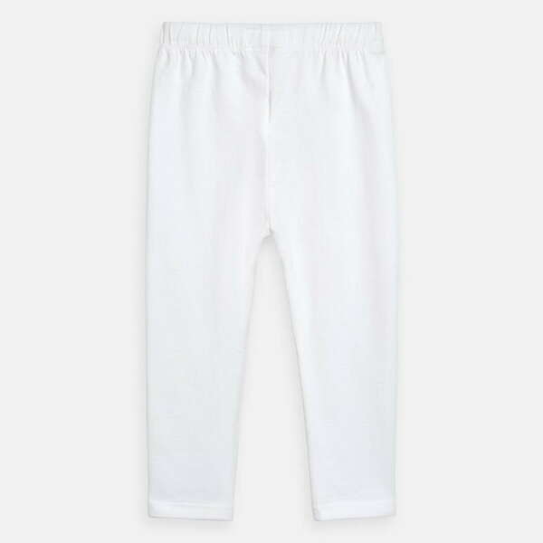 Dlhé bavlnené legíny Mayoral biele | Welcomebaby.sk