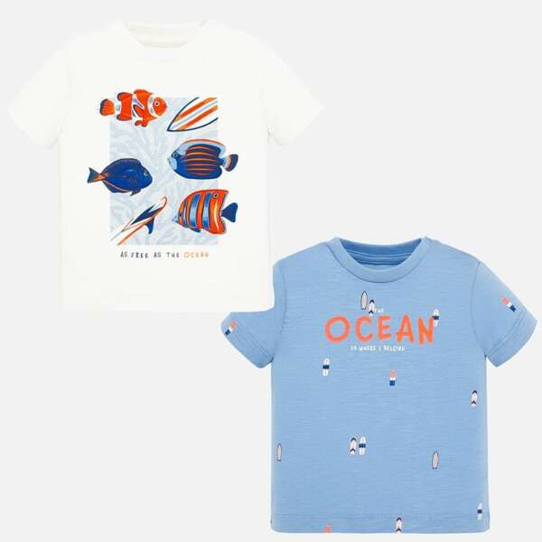 Chlapčenské tričká 2set Mayoral sky | Welcomebaby.sk