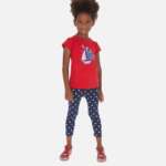 Legíny 2set potlač mašličky a flip flop Mayoral Marino | Welcomebaby.sk