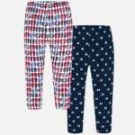 Legíny 2set potlač mašličky a flip flop Mayoral Marino | Welcomebaby.sk