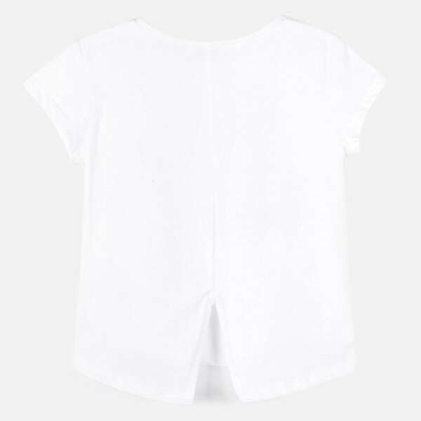 Dievčenské tričko s potlačou Shoes Mayoral červené | Welcomebaby.sk