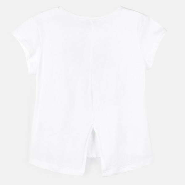 Dievčenské tričko s potlačou Shoes Mayoral červené | Welcomebaby.sk