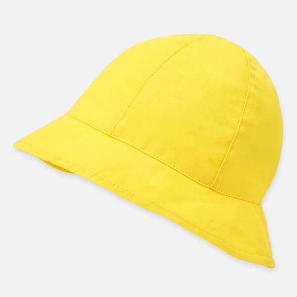 Dievčenský bavlnený klobúčik s mašľou Mayoral žltý | Welcomebaby.sk