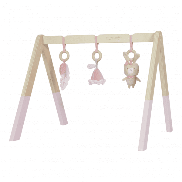 Hrazdička Baby gym Little Dutch ružová | Welcomebaby.sk