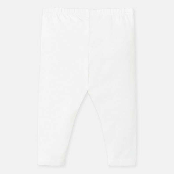 Dlhé bavlnené legíny baby Mayoral blanco | Welcomebaby.sk