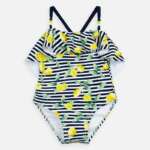 Plavky s citrónmi a volánom Mayoral tmavomodré | Welcomebaby.sk