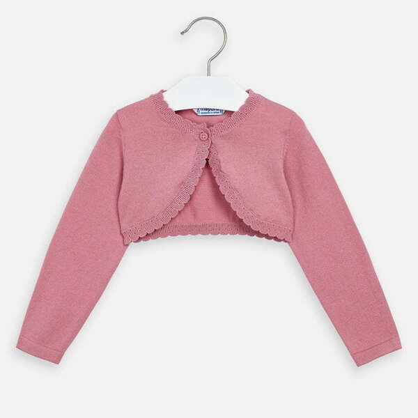 Úpletové bolerko na gombík Mayoral malvarrosa