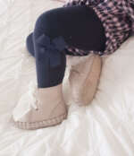 Klasické pančuchy 480 s mašľou na boku Cóndor tmavomodré | Welcomebaby.sk