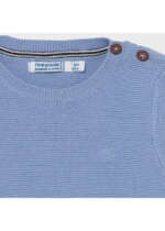 Klasický pletený sveter Mayoral newborn svetlomodrý