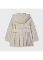 Dievčenský trenčkot s kapucňou Mayoral béžový