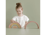 Drevená dúha Little Dutch ružová