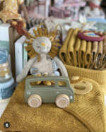 Auto Little dutch dodávka zelenohnedé