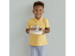 Drevená narodeninová torta Little Dutch pastelová
