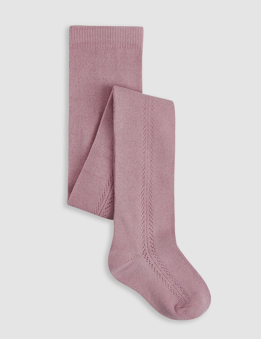 Pančuchy s bočným otvoreným vzorom Abel & Lula fialovoružová blush | Welcomebaby.sk Pančuchy s bočným otvoreným vzorom Abel & Lula fialovoružová blush | Welcomebaby.sk