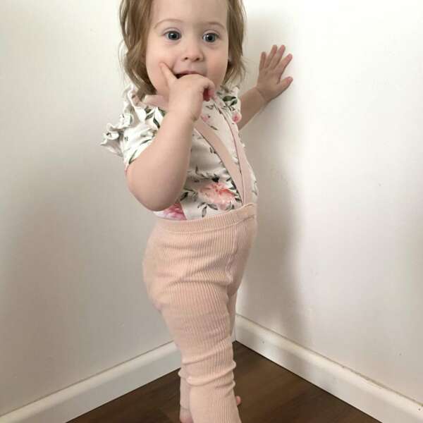 Detské kamašle na traky bez nožičiek Cóndor z merino vlny nude telová | Welcomebaby.sk