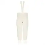 Detské merino pančuchy na traky bez nožičiek Cóndor biele | Welcomebaby.sk