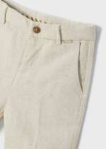 Chlapčenské ľanové bermudy Mayoral krémové | Welcomebaby.sk