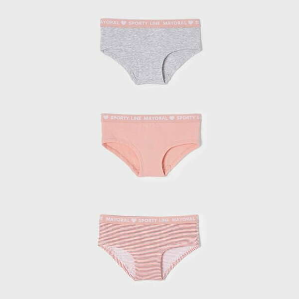 Dievčenské športové nohavičky 3pack broskyňové | Welcomebaby.sk