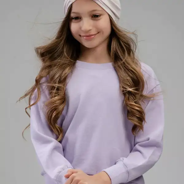 Bambusová detská čiapka s kvetom Bianca Jamiks pudrovo ružová | Welcomebaby.sk