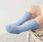 Rebrované podkolienky Cóndor baby modrá | Welcomebaby.sk