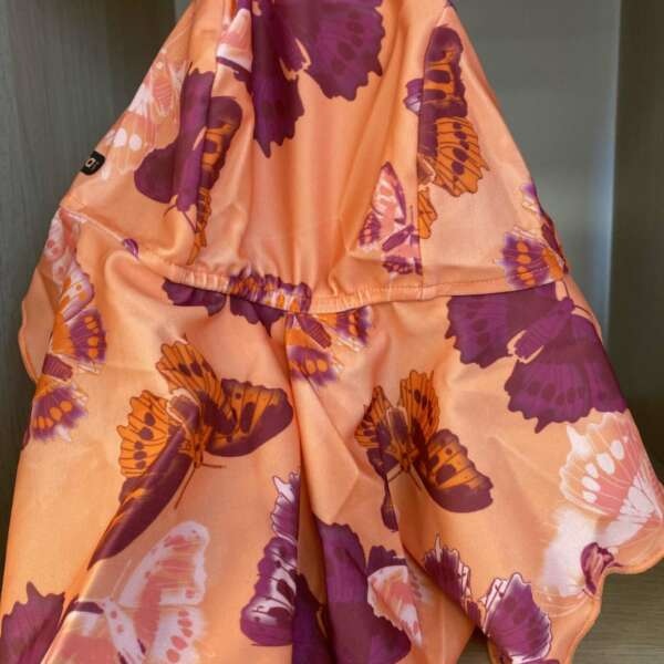 Dievčenská predĺžená šiltovka s UV ochranou Reima Mustekala coral pink korálová | Welcomebaby.sk