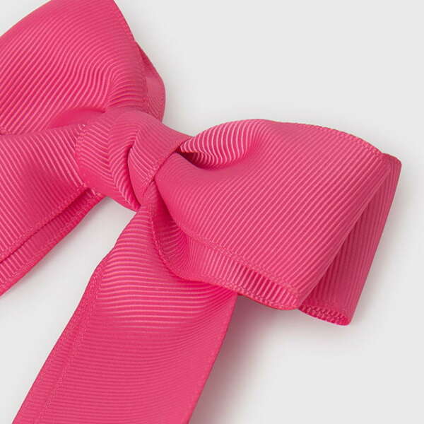 ABEL & LULA Dvojitá mašľa do vlasov na klip ružová Hair clip fuchsia 5412 | Welcomebaby.sk