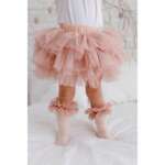 MANUFAKTURA FALBANEK Tutu venetian rose podkolienky s tylovým volánom ružové | Welcomebaby.sk