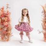 Tutu podkolienky s tylovým volánom Manufaktura F dusty pink staroružové | Welcomebaby.sk