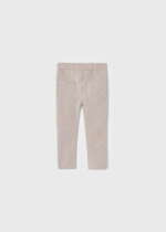 Dievčenské dlhé nohavice s vreckovým lemovaním Mayoral 560 béžová mole | Welcomebaby.sk