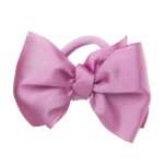 Gumička s mašľou do vlasov Faya Siena ružová antique pink | Welcomebaby.sk