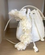 Čelenka s kvetmi a gypsomilkou Siena krémová | Welcomebaby.sk