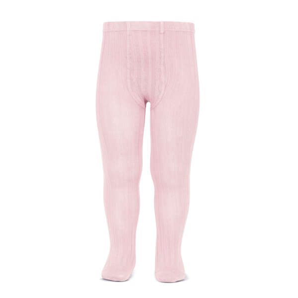 CÓNDOR Rebrované pančuchy 500 baby pink Basic Rib Tights ružová 2016 | Welcomebaby.sk