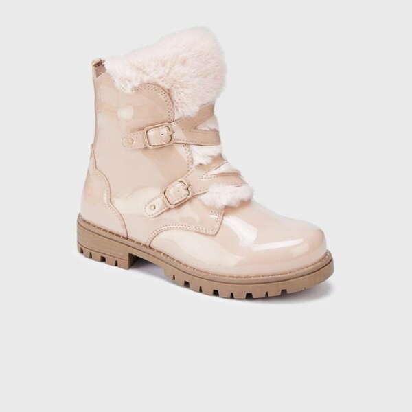 MAYORAL Dievčenské vyššie topánky béžové maquillaje | Welcomebaby,sk