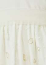 ABEL & LULA Sviatočné baby šaty s dlhým rukávom a so srdiečkami Combined dress krémové 5501 | Welcomebaby.sk