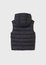 MAYORAL Chlapčenská obojstranná vesta Reversible padded gilet boy 7367 béžová čierna | Welcomebaby.sk