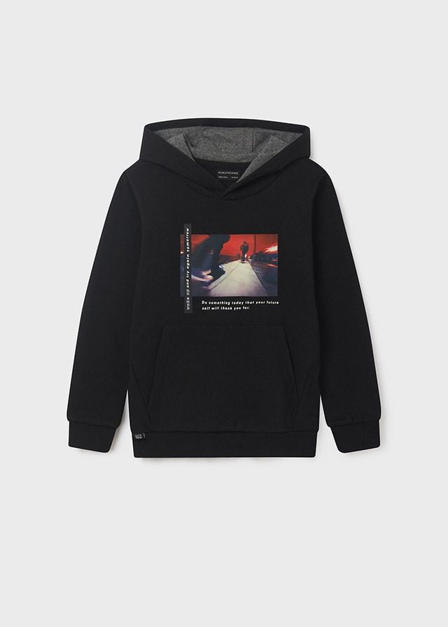 MAYORAL Chlapčenská mikina s kapucňou Hoodie boy black čierna 7449 | Welcomebaby.sk MAYORAL Chlapčenská mikina s kapucňou Hoodie boy black čierna 7449 | Welcomebaby.sk