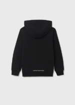 MAYORAL Chlapčenská mikina s kapucňou Hoodie boy black čierna 7449 | Welcomebaby.sk