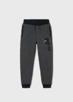MAYORAL Chlapčenské nohavice Enjoy Joggers boy black čierne 7577 | Welcomebaby.sk