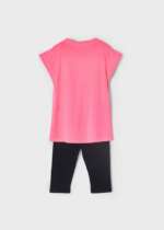 MAYORAL Legíny s tričkom Power Short leggings girl ružová 3764 | Welcomebaby.sk