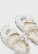 MAYORAL Sviatočné sandále strieborné s mašľou Ceremony sandals 41352 | Welcomebaby.sk