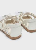 MAYORAL Sviatočné sandále strieborné s mašľou Ceremony sandals 41352 | Welcomebaby.sk