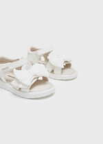 MAYORAL Sandále s mašľou Bow sandals biele 41356 – Obrázok 3